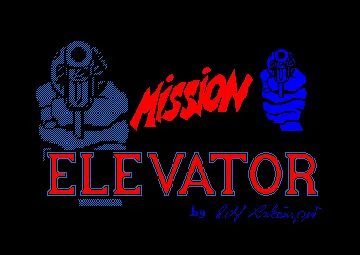 Mission Elevator (UK) (1986) screen shot title